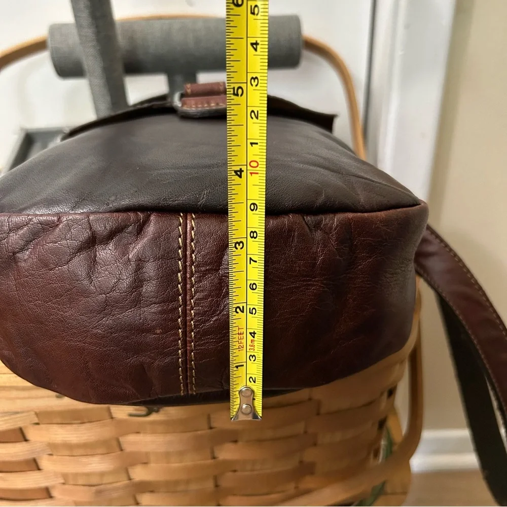 JACK GEORGES, Voyager Collection, Horseshoe Brown Buffalo Leather